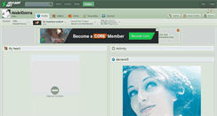 Desktop Screenshot of modeldonna.deviantart.com
