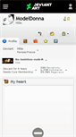 Mobile Screenshot of modeldonna.deviantart.com