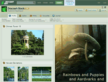 Tablet Screenshot of dracoart-stock.deviantart.com