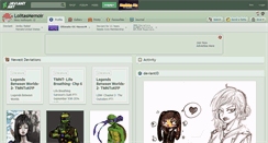 Desktop Screenshot of lolitasmemoir.deviantart.com