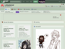 Tablet Screenshot of lolitasmemoir.deviantart.com