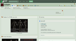 Desktop Screenshot of evilengine.deviantart.com