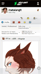 Mobile Screenshot of matalangit.deviantart.com