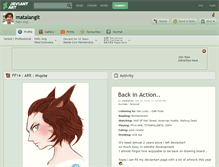 Tablet Screenshot of matalangit.deviantart.com