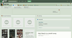 Desktop Screenshot of halo-fans.deviantart.com