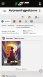 Mobile Screenshot of mydreaminggeekzone.deviantart.com