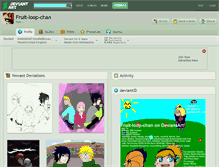 Tablet Screenshot of fruit-loop-chan.deviantart.com