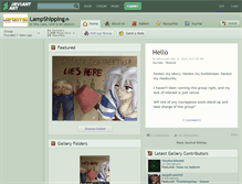 Tablet Screenshot of lampshipping.deviantart.com