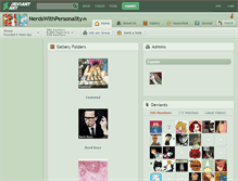 Tablet Screenshot of nerdswithpersonality.deviantart.com
