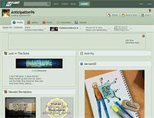 Tablet Screenshot of anticipation96.deviantart.com