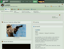 Tablet Screenshot of lootskin.deviantart.com