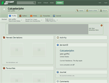 Tablet Screenshot of cutcasterjohn.deviantart.com