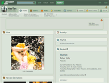 Tablet Screenshot of maetan.deviantart.com
