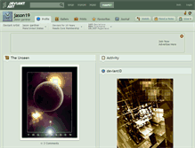 Tablet Screenshot of jason19.deviantart.com