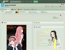 Tablet Screenshot of cyaa-crovanscha.deviantart.com