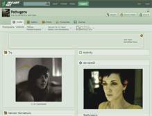 Tablet Screenshot of pathogens.deviantart.com