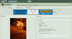 Desktop Screenshot of 123-melanie.deviantart.com