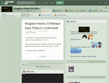 Tablet Screenshot of kingdom-note-kh-dn.deviantart.com