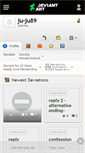 Mobile Screenshot of ju-ju89.deviantart.com