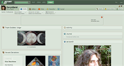 Desktop Screenshot of devynbarat.deviantart.com