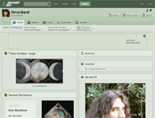 Tablet Screenshot of devynbarat.deviantart.com