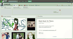Desktop Screenshot of lenaxluffy.deviantart.com