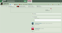 Desktop Screenshot of cesarlover.deviantart.com