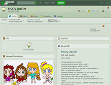 Tablet Screenshot of frosty-chester.deviantart.com