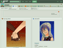 Tablet Screenshot of linzerj.deviantart.com