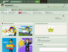 Tablet Screenshot of edwheeler.deviantart.com