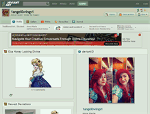 Tablet Screenshot of 1angel0wings1.deviantart.com