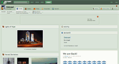 Desktop Screenshot of daisrael.deviantart.com
