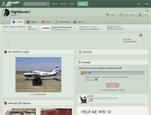 Tablet Screenshot of nightraven1.deviantart.com