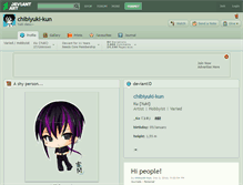 Tablet Screenshot of chibiyuki-kun.deviantart.com