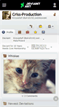 Mobile Screenshot of criss-production.deviantart.com