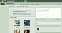 Desktop Screenshot of billiejoe-lovers.deviantart.com