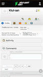 Mobile Screenshot of kiui-san.deviantart.com
