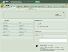 Tablet Screenshot of cocuk.deviantart.com