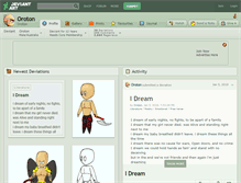 Tablet Screenshot of oroton.deviantart.com