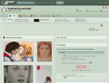 Tablet Screenshot of hyperactive-activate.deviantart.com