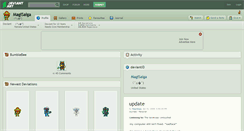 Desktop Screenshot of magisaiga.deviantart.com
