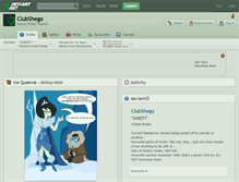 Tablet Screenshot of clubshego.deviantart.com