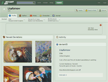 Tablet Screenshot of lisafornow.deviantart.com