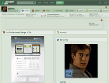 Tablet Screenshot of dainix.deviantart.com