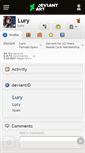 Mobile Screenshot of lury.deviantart.com