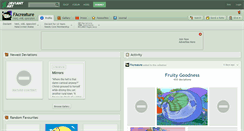 Desktop Screenshot of facreature.deviantart.com