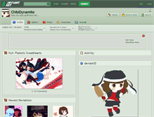 Tablet Screenshot of chibidynamite.deviantart.com