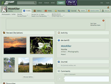 Tablet Screenshot of misiokiller.deviantart.com