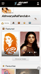 Mobile Screenshot of aishwaryaraifanclub.deviantart.com