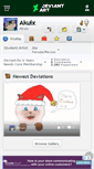 Mobile Screenshot of akuix.deviantart.com